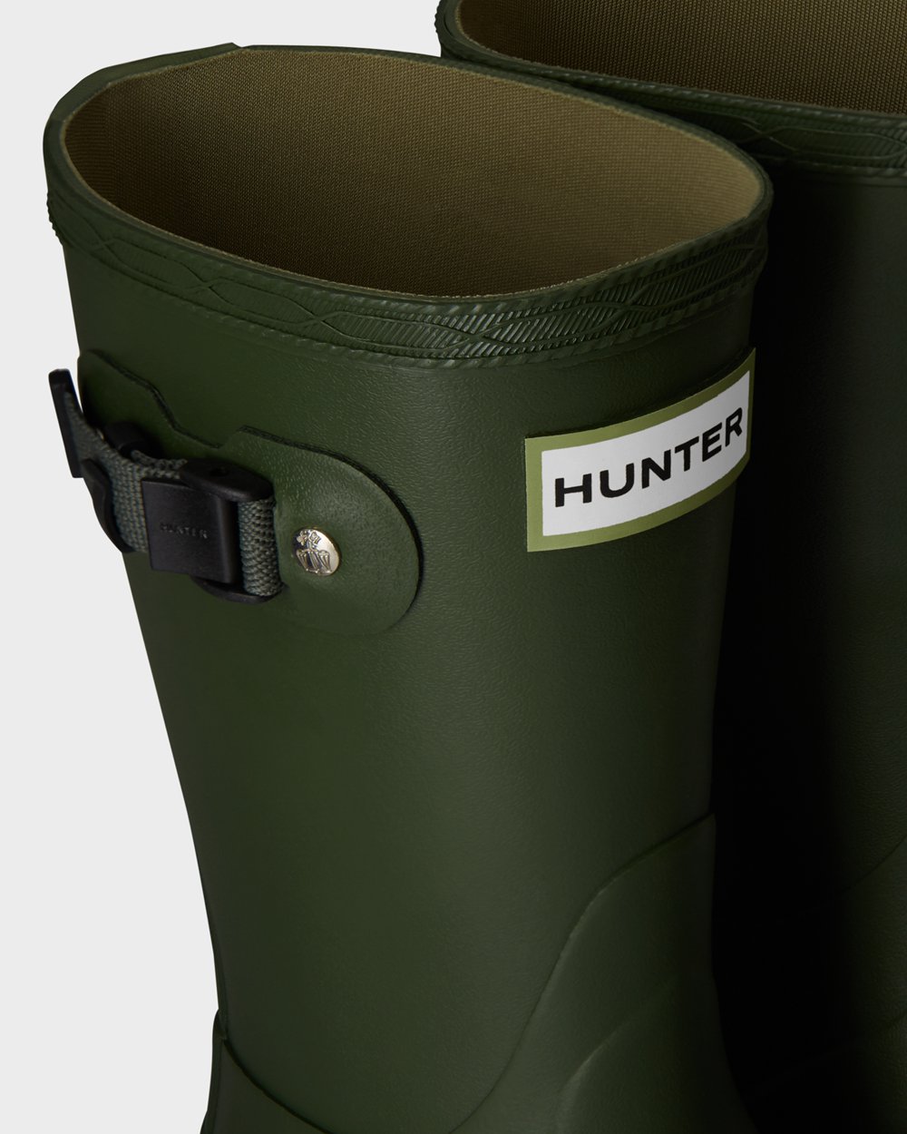 Hunter Norris Rain Boots - Sale Clearance Kids Green - TDJQXC397